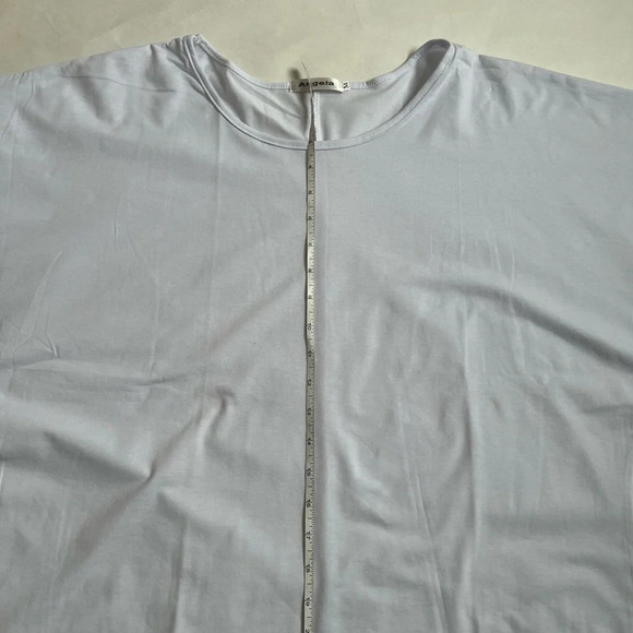 ANGELA Womens Sz Medium Solid Basic Dolman Short Sleeve Top NWOT - Picture 5 of 7